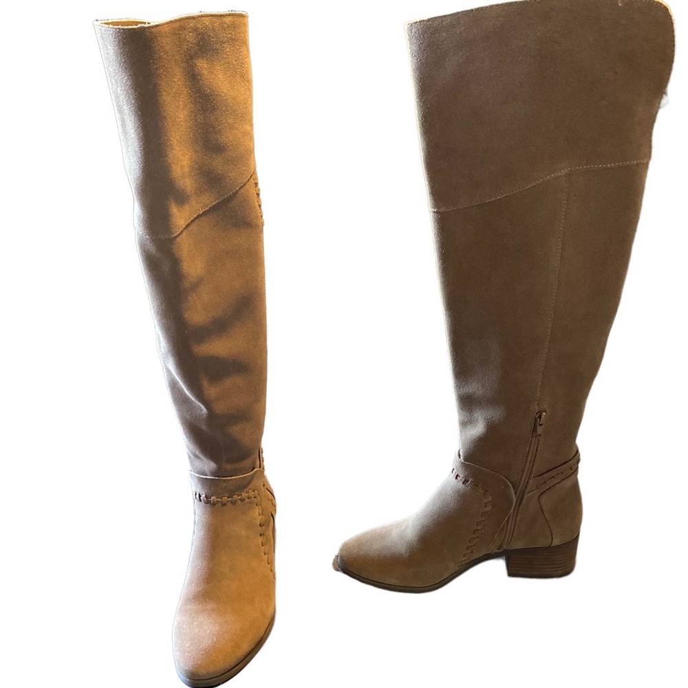 Vince Camuto Kenvesha Over the knee tan boot. 8.5